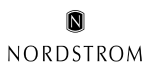 Elegant black Nordstrom logo on white background