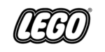 Classic red-and-yellow LEGO logo on white background