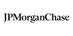 Black JPMorgan Chase logo on white background