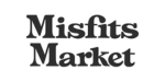 Black Misfits Market logo on white background